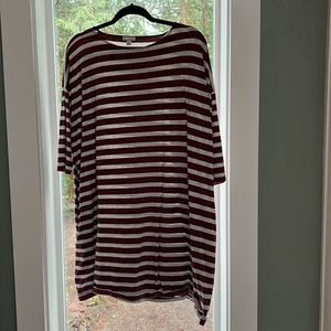 GAP Striped Tshirt dress